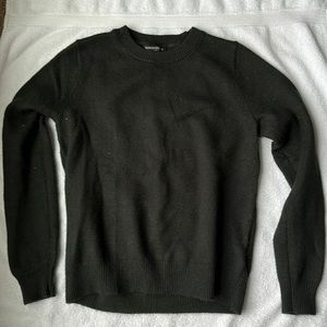 Everyday Lofty Crew-Neck Sweater - Black